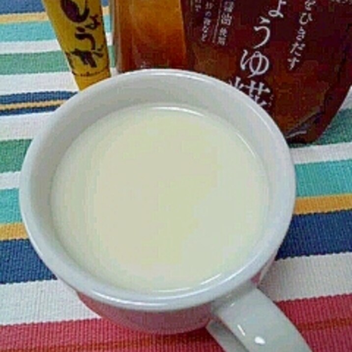 醤油麹で☆ジンジャーミルク♪